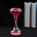 Modern Dumbbell Glass Hourglass Sand Timer for Wedding New Home Indoor Decorative Decoration