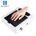 Blueque Nail Dust Collector Machine 80W Vacuum Dust Collector Fan with 1 Reusable Filters for Acrylic Nails and Poly Nail Gel