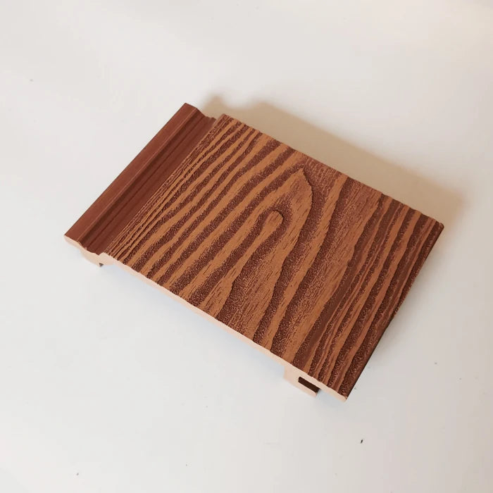 Wpc Wall Panel Wood Plastic Composite Cladding Outdoor 148*21mm Use the Glue or Double Sides Tape to Stick on the Wall Allthings