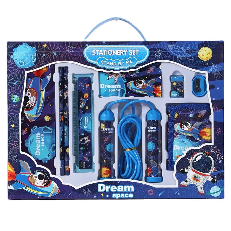 Promotional School Kids Gifts Cartoon Kawaii Stationery Set for Student