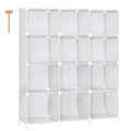 Cube Storage 12-Cube Bookcase Cubes Organizer Storage Shelves Closet Organizer Shelf Plastic Bookshelf Storage Shelf Rack