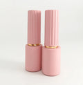 Wholesale 6ml Pink Glass Round Matte Nail Polish Bottle with Screen Printing Spray Cap and Pump Sprayer