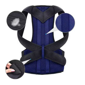 AOFIT Neoprene Back Support Posture Correction Belt Adjustable Straps for Lumbar Back Pain Relief Non-Slip Design Customizable