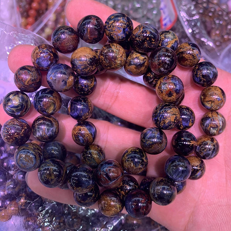 Wholesale Natural Healing Pietersite Beaded Bracelet for Home Decoration