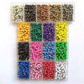 500 Pcs / Box Colorful Plastic Round Head Tacks with Steel Points Push Pins Map Tacks