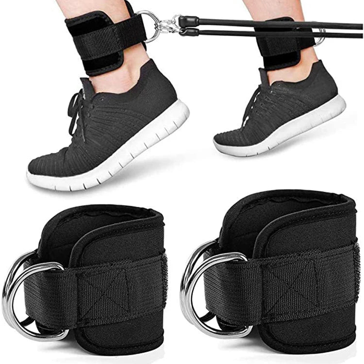 Good Quality Flexible Running Fitness Power Elastic Tube Leg Resistance Bands High Ankle Straps
