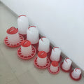 Hot Sale High Quality Broiler Farm Breeder Manual Animal Drinkers 1.5/3/6/9/12kg Plastic Chicken New Used PP Waterer