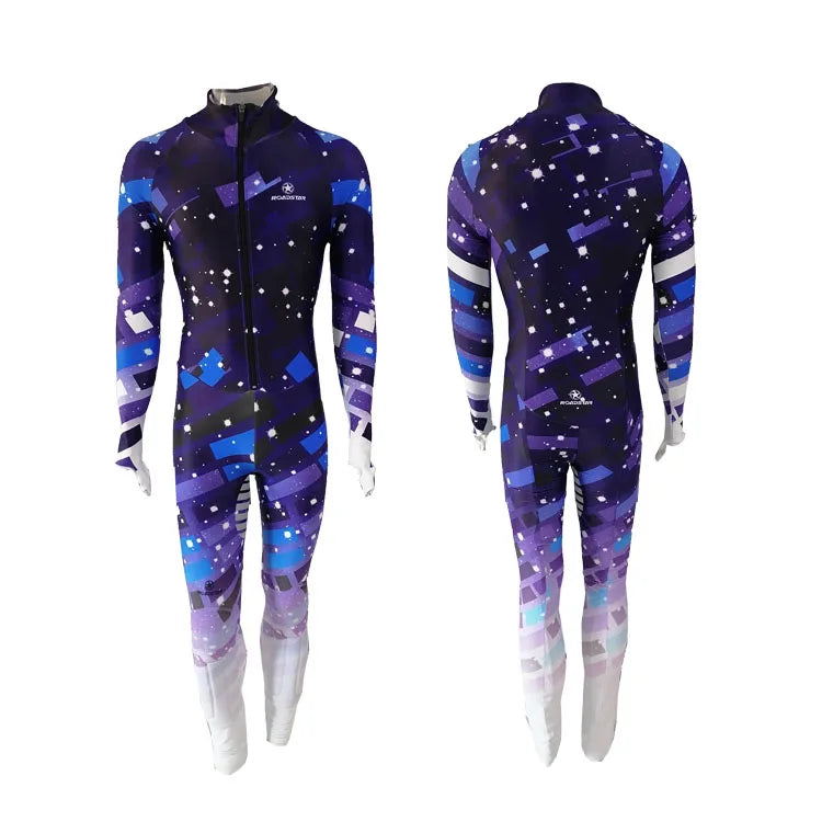 Roadstar Factory Sales 1pcs Speed Skating Suits Customize Full Cut Proof Skin Suit Ice Skating Clothing