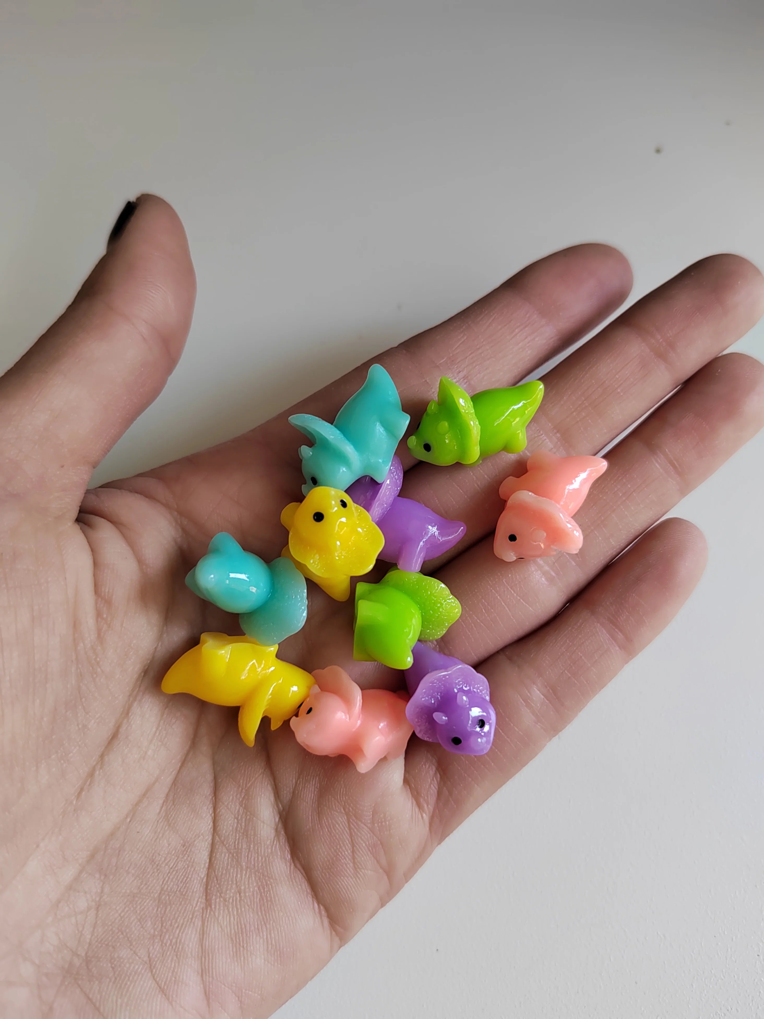 Colorful Dinosaur Resin Charms for Jewelry Making Cute Animal Resin Pendant Diy Earring Keychain Findings Supplies