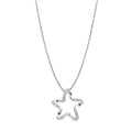 New 925 Sterling Silver Zircon Star Necklaces Pendant Fashion Sterling Silver Jewelry Statement for Women Bijoux