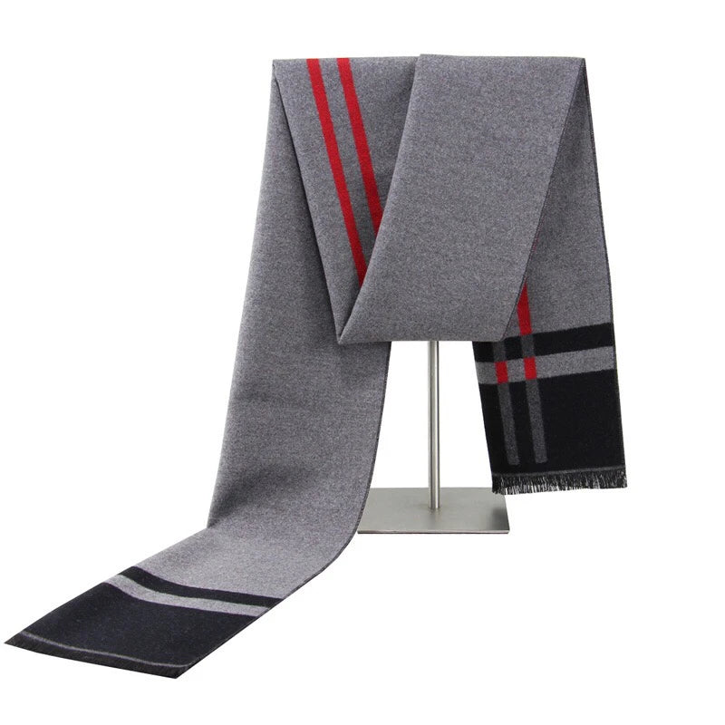 Custom Men's Winter Scarf New Model Fashion Viscose Brushed Shawl Traditional Style MegaBDM