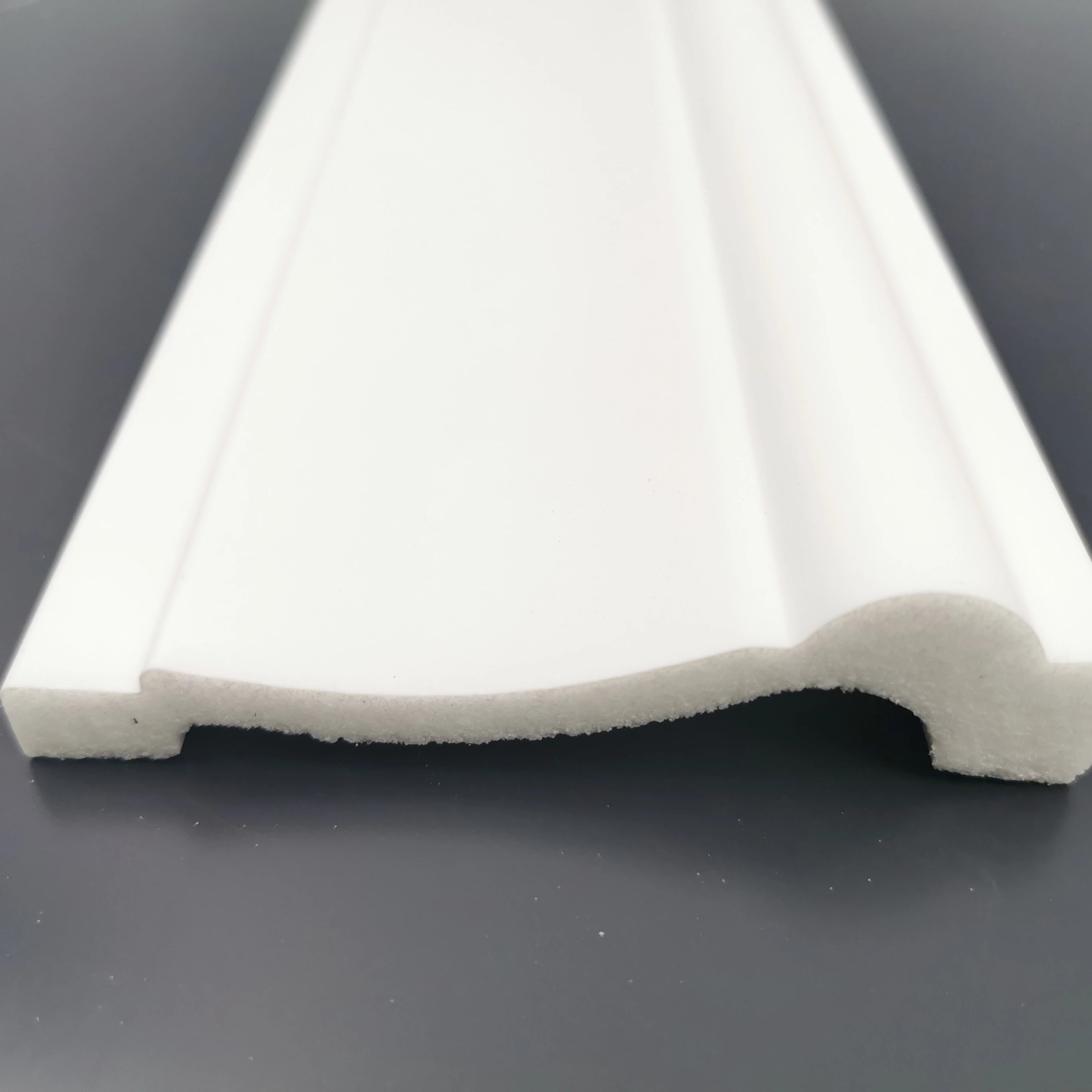 Hot Interior Building Decoration PVC Cornice Trim Baseboard SKIRTING PS PU MOULDING