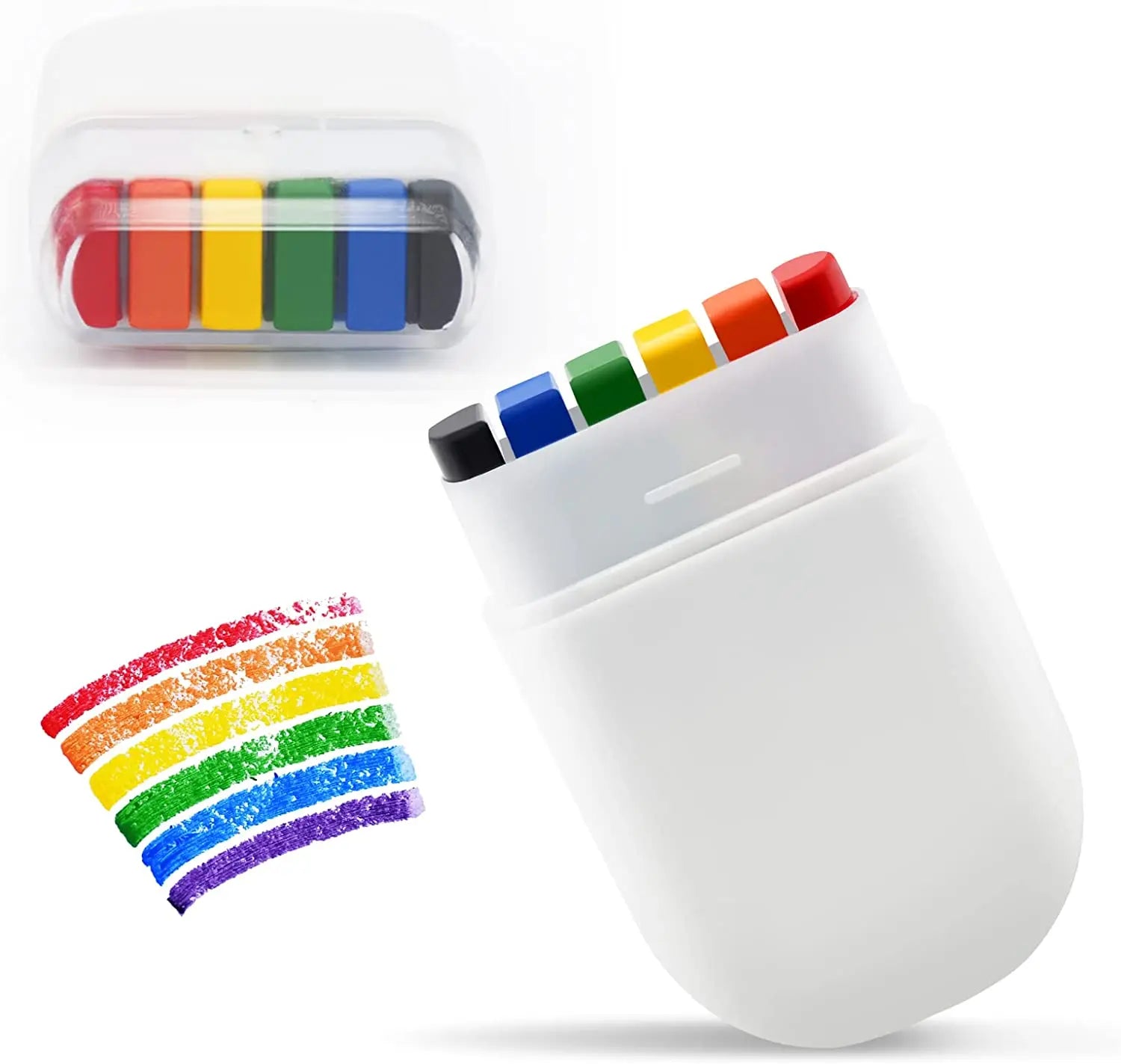 Wholesale Rainbow Face Paint Stick Non-Toxic Portable Waterproof Colorful Face Painting