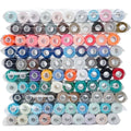 New Wholesale 400Yard 40/2 Spun Polyester Sewing Thread Manufacturer 100 Colors/Set