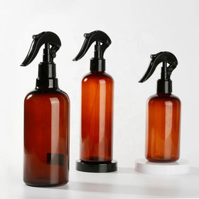 HengMeiRui HMR-007 300ml/500ml/250ml/100ml/200ml Brown/Black/White/Amber Empty PET Pump Sprayer for Cosmetic Use UV Hot Stamping