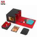 Torson Top Grade 160+ TCG CCG LCG for  Windowed PU Leather Game Storage Deck Box Premium Card Storage Case for Card Playing