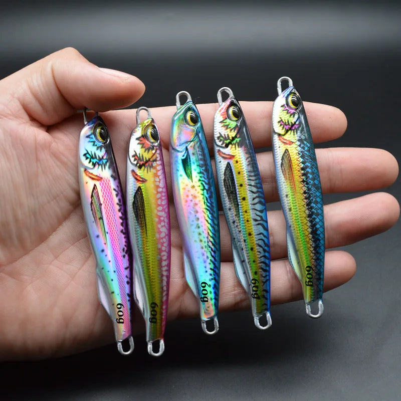 DUO Mold Custom Price 3D Printed Saltwater Fishing Metal Jig Lure Slow Fall Pitch Jigging Artificial Bait Lure Pesca