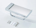 Stainless Steel 304 Wall Mounted Hotel Bathroom Toilet Tissue Holder Bathroom Roll Paper Holder with Mobile Phone Holder