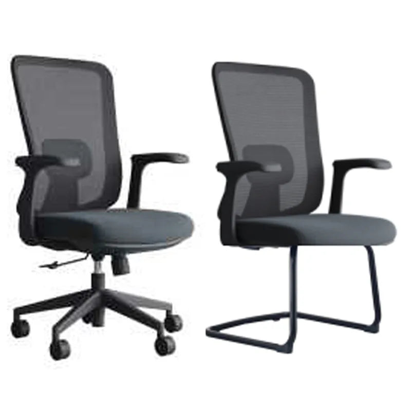 Hbada Ultra Modern Ergonomics Gamer Office Chair with Racing Style Mesh Footrest Fabric-for Office or Gaming