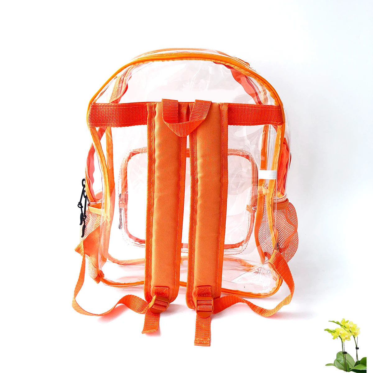 2025 Custom Clear Promotional Luxury Travel Waterproof PVC Business Designer Unisex Shoulder Backpack Student Casual Sports
