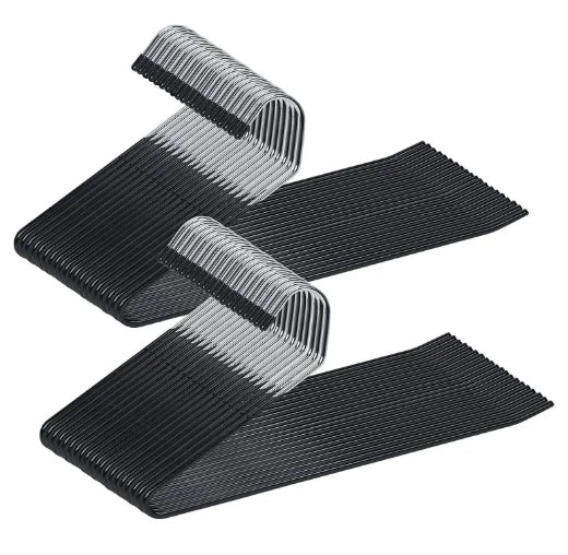 Metal Pants Hangers for Men- Pant Hangers Non Slip Open Ended Trouser Hanger