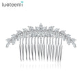 LUOTEEMI Wedding Flower AA a Cubic Zircon Hair Pins for Woman Vintage Style Jewelry Design MegaBDM