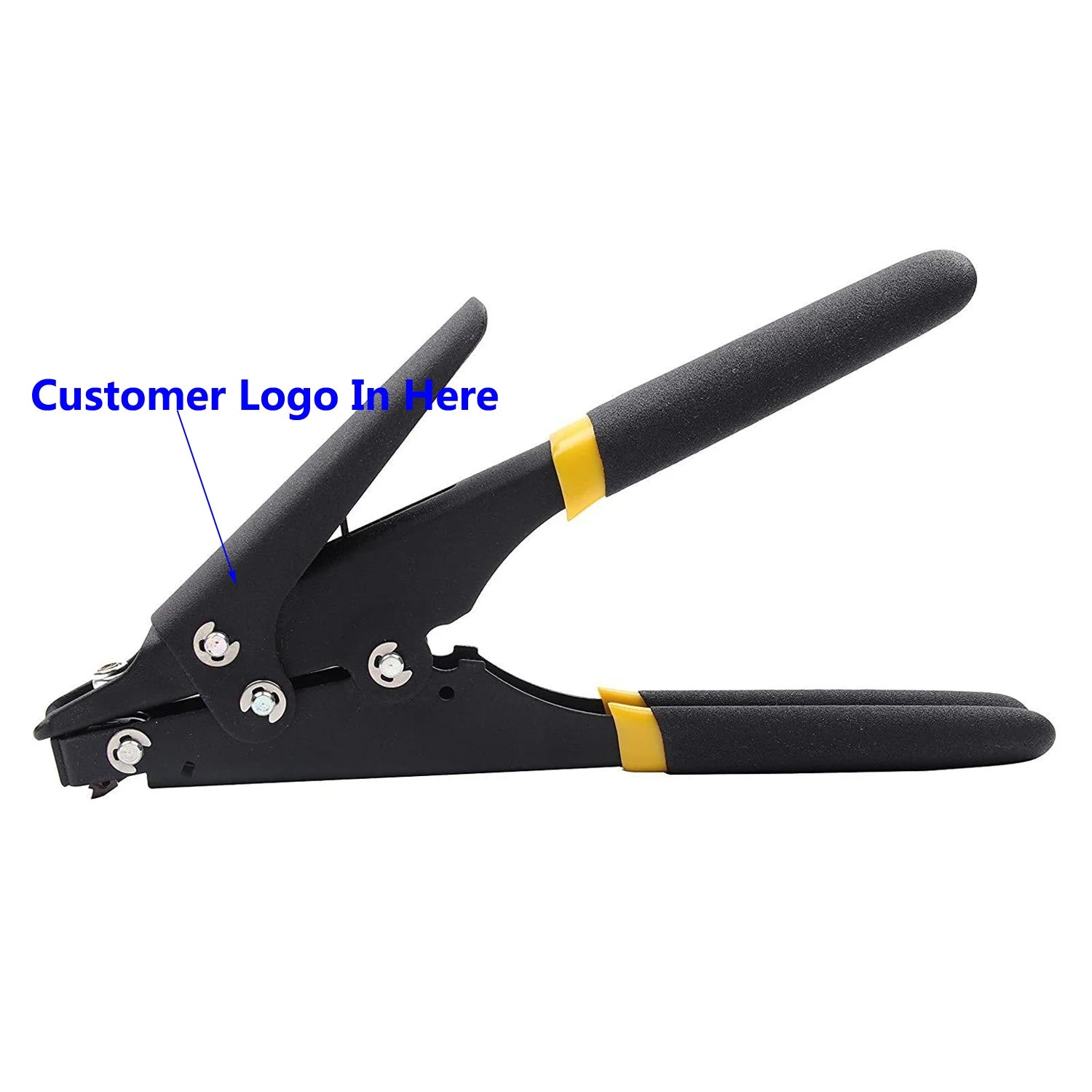 YUHANG Industrial DIY OEM ODM Zip Tie Tool Cable Tie Gun Tensioning/Cutting Tool High Carbon Steel PC Plastic Black 3-Year