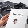 Custom Embroidery Logo 19 22 Momme 100% Natural Mulberry Pure Real Silk Pillowcase With Gift Box