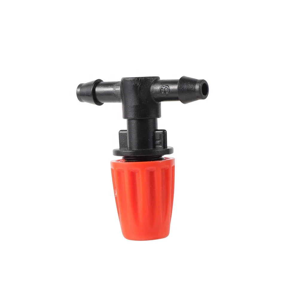 4mm Garden Irrigation Fog Cooling Nozzle Adjustable Micro Misting Sprinkler Watering Spray Nozzle