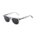 Retro Square Fashion Polarized Sunglasses Brand Design Transparent Unisex Acetate