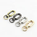 14*38mm Heavy Duty Zinc Alloy Swivel Snap Hooks U-Shaped Trigger Clasps for Handbag Purse Strap Keychain Hardware Accessories