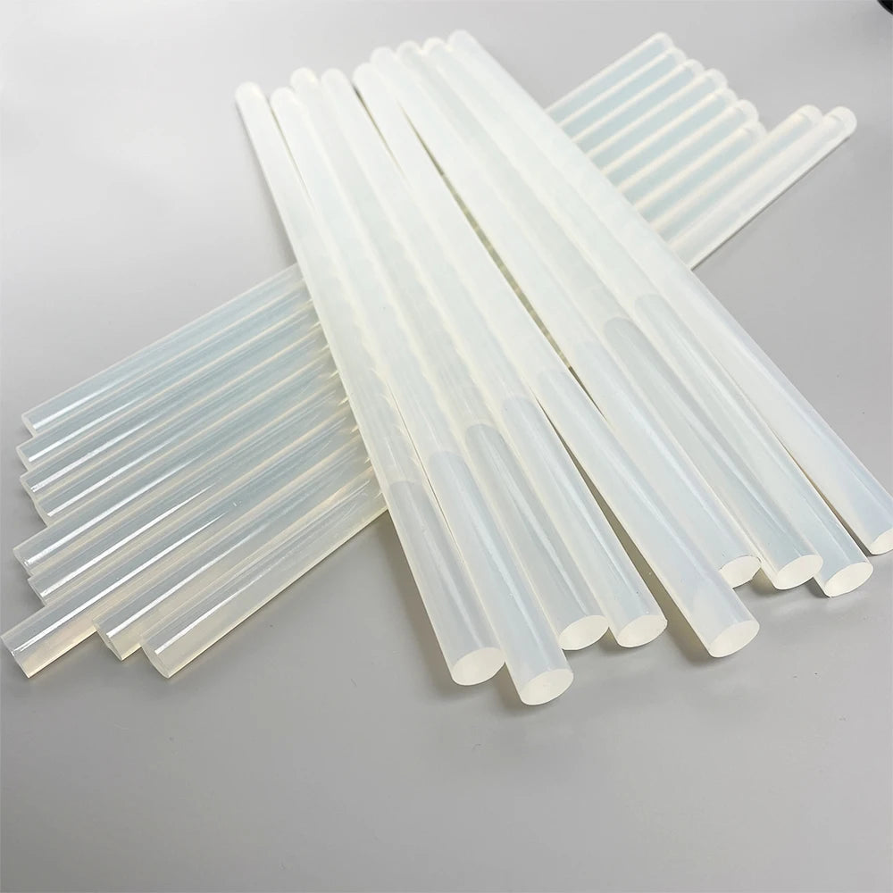 Wholesale Manufacturer Fast Dry EVA Glue Stick Clear Transparent White 7mm 11mm Diameters Plastic Paper Foam Metal Glass