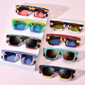 New Unisex Colorful Matte Acetate Round Optical Eyeglass Frames for All Face Men Spectacles Eyewear Polarized Sunglasses Shades