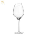 Hand Blown Slanted Wine Glass Ultra Thin Crystal Red Wine Glass Champagne Flute for Party Wedding & Restaurant