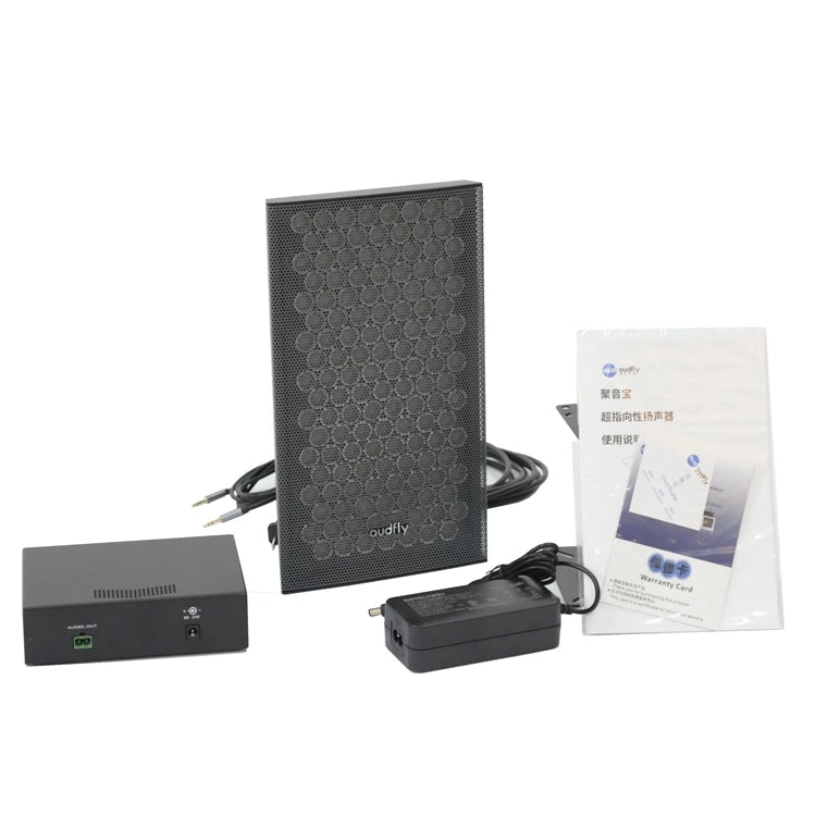 Audfly Wall Mounted Museum Speaker Best Ultrasonic Directional Sound Parametric Speakers for Gallery