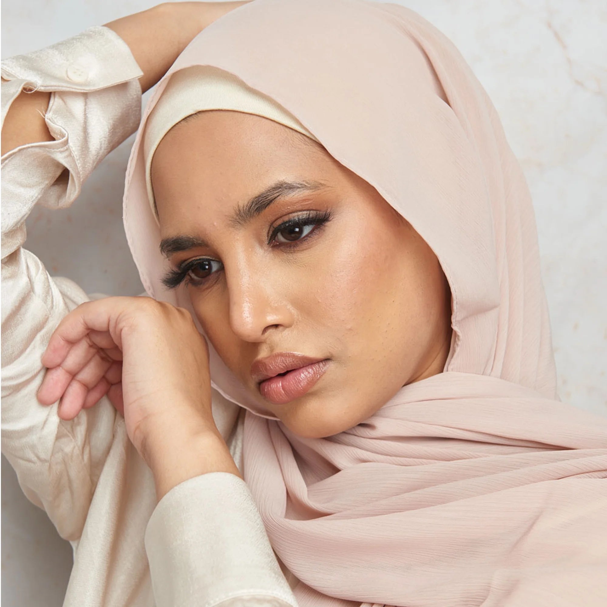 Hot Sale Pleated Fashion Crepe Shawl Crinkle Chiffon Hijab Scarf for Women for Spring Department Name Muslim