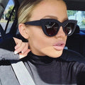 Women Vintage Luxury Brand Designer Black Glasses Sun Glasses Female UV400 Eyewear Shades Cat Eye Fashion Sunglasses