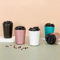 New Trend Stainless Steel Thermal Coffee Mug Vacuum-Insulated Coffee Cup With Lids