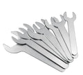 7mm 22mm Single End Carbon Steel Zinc Coated Open End Wrench DIY