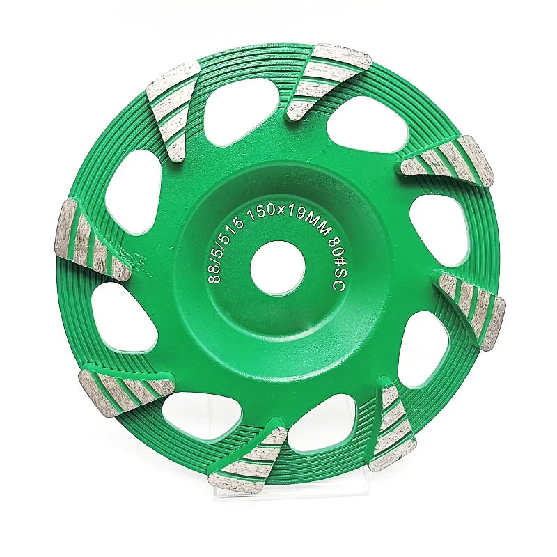 Top Quality 150mm 6 Inch 19mm Arbor Hole Diamond Tools Concrete Grinding Cup Wheel for Angle Grinder