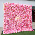 KL-WA96 Wholesale Artificial Rose Flower Wall Panel Backdrop Roll up 8ft X 8ft Flower Wall for Wedding Party Event Decoration