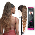 Wholesale Discount Long 28Inch Clip in Curly Afro Kinky Yaki Straight Body Wave Extensions Synthetic Drawstring Ponytail Hair