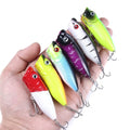 Topline Wholesale Cheap Poppers Hard Plastic Fishing Lures 6.5CM 11.8G Popper Fishing Bait