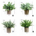 SZ04 Artificial Flower Pot Plants Greenery Bonsai Plant Fake Potted Plants Greenery Fake Bonsai Mini Pot Set for Home Decoration