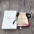 Custom Drawstring Muslin Cotton Jewelry Pouches with Box