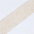 4-5mm Natural White Freshwater Rice Drop Shape Pearls for Jewelry Making
