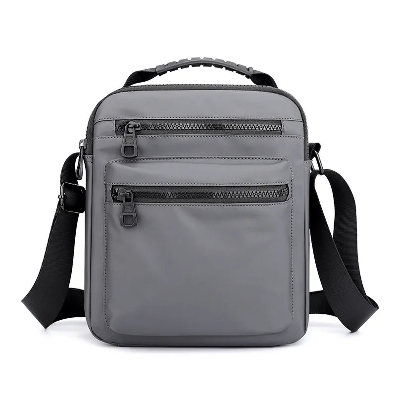 2024 Men's Messenger Bag Customized Large Waterproof Classic Unisex Lightweight Nylon Sling Shoulder Bag Mobile Phone Bag