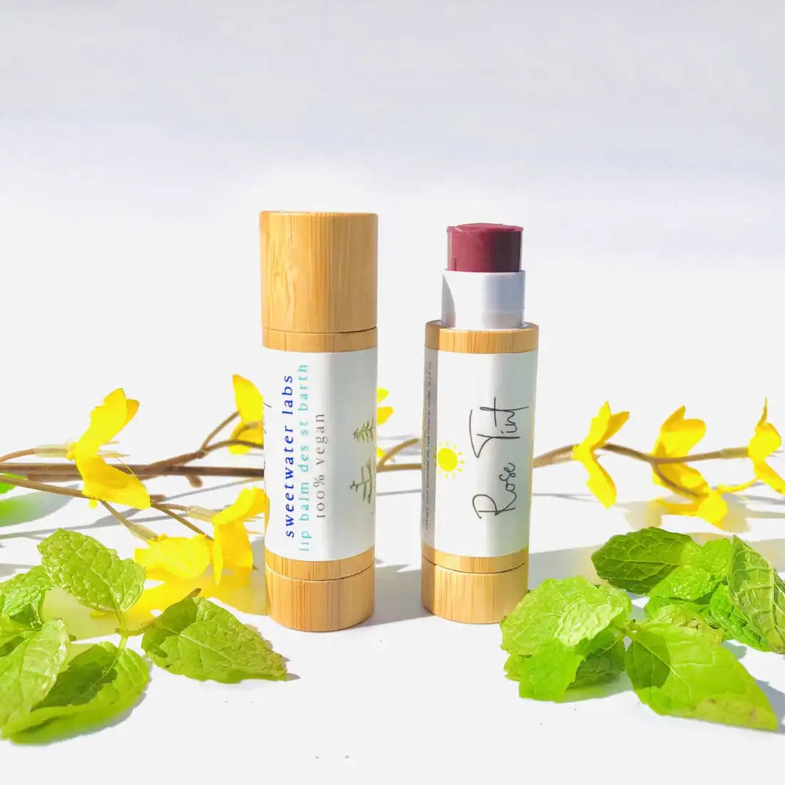 Round Twist up Salve Bamboo Deodorant Tube 15ml 30ml 50ml 75g Bamboo Empty Plastic Deodorant Stick Container Packaging