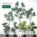 Artificial Banana Bonsai Tree Indoor Garden Decor Eco-Friendly UV Proof Plastic Green Color 90-180cm