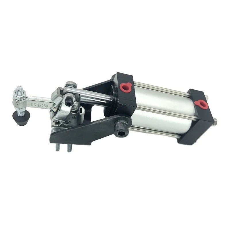 HS-12050-A  Air Toggle Clamp Pneumatic Horizontal Hold Down Clamp Hold Capacity 91KG/200LB 1/8''inlet